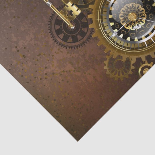 Papier Mousseline Steampunk Rusty Background (Détail)