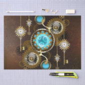 Papier Mousseline Steampunk Rusty Background (Artisanat)