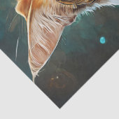 Papier Mousseline Steampunk Seymour, Cat Deals Poker (Détail)