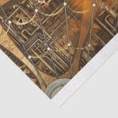 Papier Mousseline Steampunk Tiger Art 20x30 Découpage (Détail)