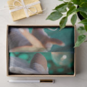 Papier Mousseline Steampunk Victorian Futuristic Green Dancer (Cadeau)