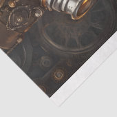 Papier Mousseline Steampunk Wild wild West Woman decoupage v3 (Détail)