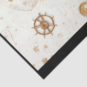 Papier Mousseline Steampunk Winter Wonderland Femme Q5 Découpage (Détail)