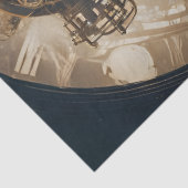 Papier Mousseline Steampunk Woman Decoupage v1 (Détail)