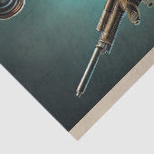 Papier Mousseline Steampunk woman Ready or not (Détail)