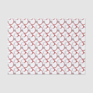 Papier Mousseline Stéthoscope-Infirmière rouge