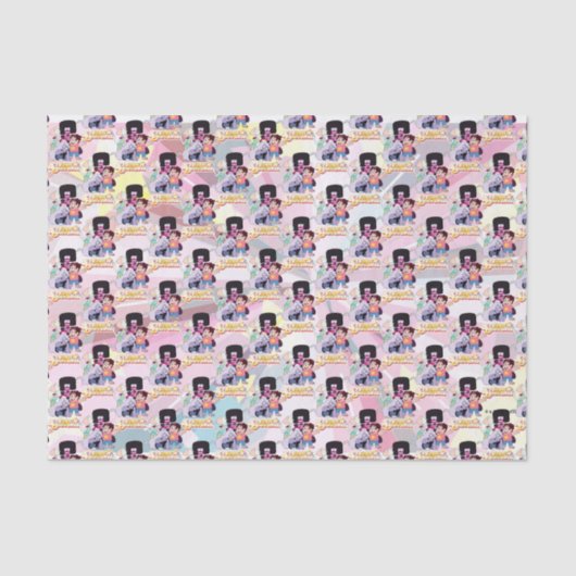 Papier Mousseline Steven Universe | Crystal Gem Group Huddle (Recto)