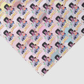 Papier Mousseline Steven Universe | Crystal Gem Group Huddle (Détail)