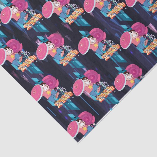 Papier Mousseline Steven Universe | Sérieux Steven... Activez ! (Détail)