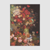 Papier Mousseline Still Life Flowers in a Vase by Vincent van Gogh (Recto)