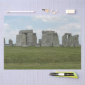 Papier Mousseline Stonehenge Angleterre dans un jour nuageux. (Artisanat)
