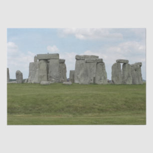 Papier Mousseline Stonehenge Angleterre dans un jour nuageux.