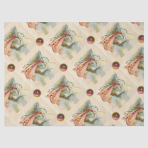 PAPIER MOUSSELINE STORK BABY SHOWER FILLE GEMMES ROSES