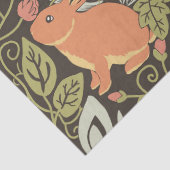 Papier Mousseline Strawberry thief Bunnies pattern (Détail)