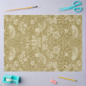 Papier Mousseline Strawberry Thief Gold, William Morris (Artisanat)