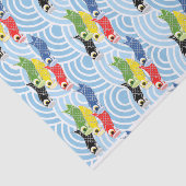 Papier Mousseline Streamers à carpe Kodomo-no-hi (Détail)