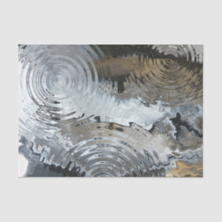 Papier Mousseline Street Art Rain Marbre noir