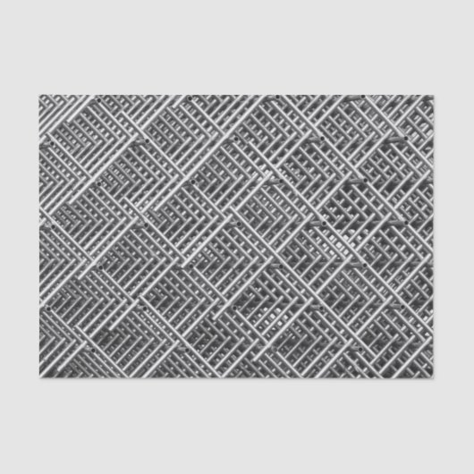 Papier Mousseline Structure métallique complexe (Recto)