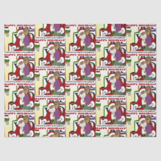 Papier Mousseline Student Naughty List Yellow