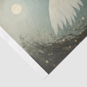 Papier Mousseline Style 1920 Angel avec fleurs (Détail)