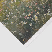 Papier Mousseline Style antique Delicate Fleur sauvage paysage de te (Détail)