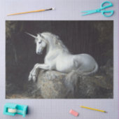 Papier Mousseline Style antique Unicorn Peinture Découpage (Artisanat)