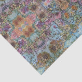 Papier Mousseline Style Chic Flower Garden aquarelle peinture (Détail)