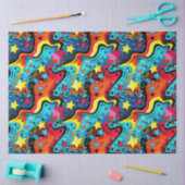Papier Mousseline Style Comic Coloré Populaire (Artisanat)