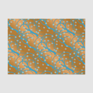 Papier Mousseline Style d'aileron de jasmin d'or de personnaliser