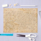 Papier Mousseline Style d'antiquité du papier de découpage de script (Artisanat)