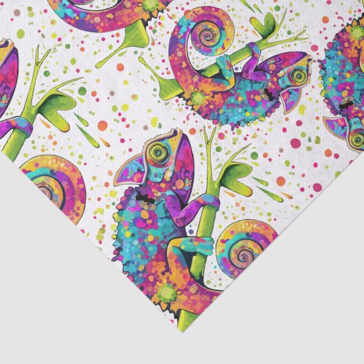 Papier Mousseline Style d'aquarelle des teintures Chameleon (Détail)