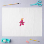 Papier Mousseline Style floral, ArtyClick Crimson, Or léger (Artisanat)