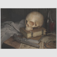Style gothique Vie morte avec crâne