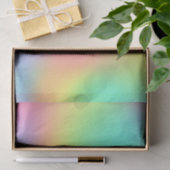 Papier Mousseline Style holographique coloré motif abstrait (Cadeau)