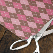 Style Jacquard rose sur Brown Vintage Knit Decoupa