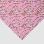 Papier Mousseline Style japonais fun et rose rose (Détail)