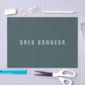 Papier Mousseline Style moderne Nom de recherche | gris bleu (Artisanat)