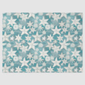 Papier Mousseline Stylisé Starfish & Sand Dollars Motif#25 ID1009 (Recto)