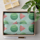 Papier Mousseline Stylish Trendy Watercolor Watermelon (Cadeau)