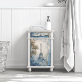 Papier Mousseline Stylized Eiffel Tower Paris Collage FE1 Decoupage