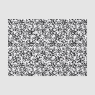 Papier Mousseline Stylo et papier tissu à fleur d'encre 