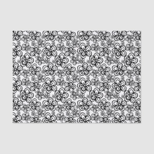 Papier Mousseline Stylo et papier tissu à fleur d'encre  (Recto)