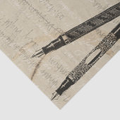 Papier Mousseline Stylos de fontaine et Watchface avec des notes (Détail)