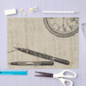 Papier Mousseline Stylos de fontaine et Watchface avec des notes (Artisanat)