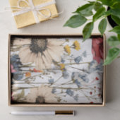 Papier Mousseline Sublimation florale (Cadeau)