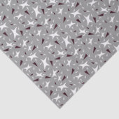 Papier Mousseline Subtle Geometry: Stars & Triangles – Grey (Détail)