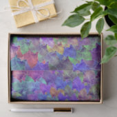 Papier Mousseline Succulent art Abstrait Floral Violet coloré (Cadeau)