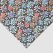 Papier Mousseline Succulentes (Détail)