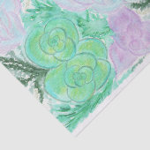 Papier Mousseline Succulents d'aquarelle (Détail)