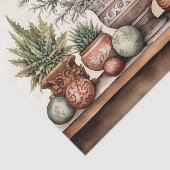 Papier Mousseline Succulents Pots Noël Cactus Sud-Ouest (Détail)